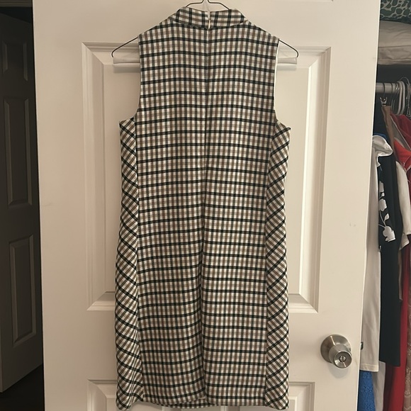 Ann Taylor Plaid Mock Neck Dress - Picture 4 of 4